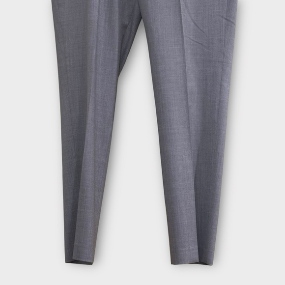 J. Crew Slim Fit Ludlow Suit Pant in Italian Wool Geyser Gray Size 35 x 32 New - Picture 6 of 11